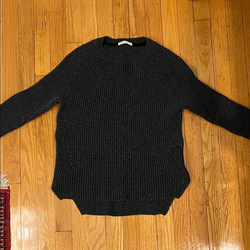 Marine Layer Knit Sweater (Charcoal Gray)